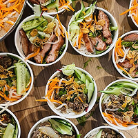 Bun in a cup (Bún in a Cup) — Vietnamese catering platter